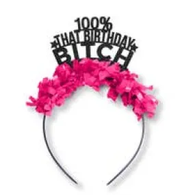 100% Birthday Crown