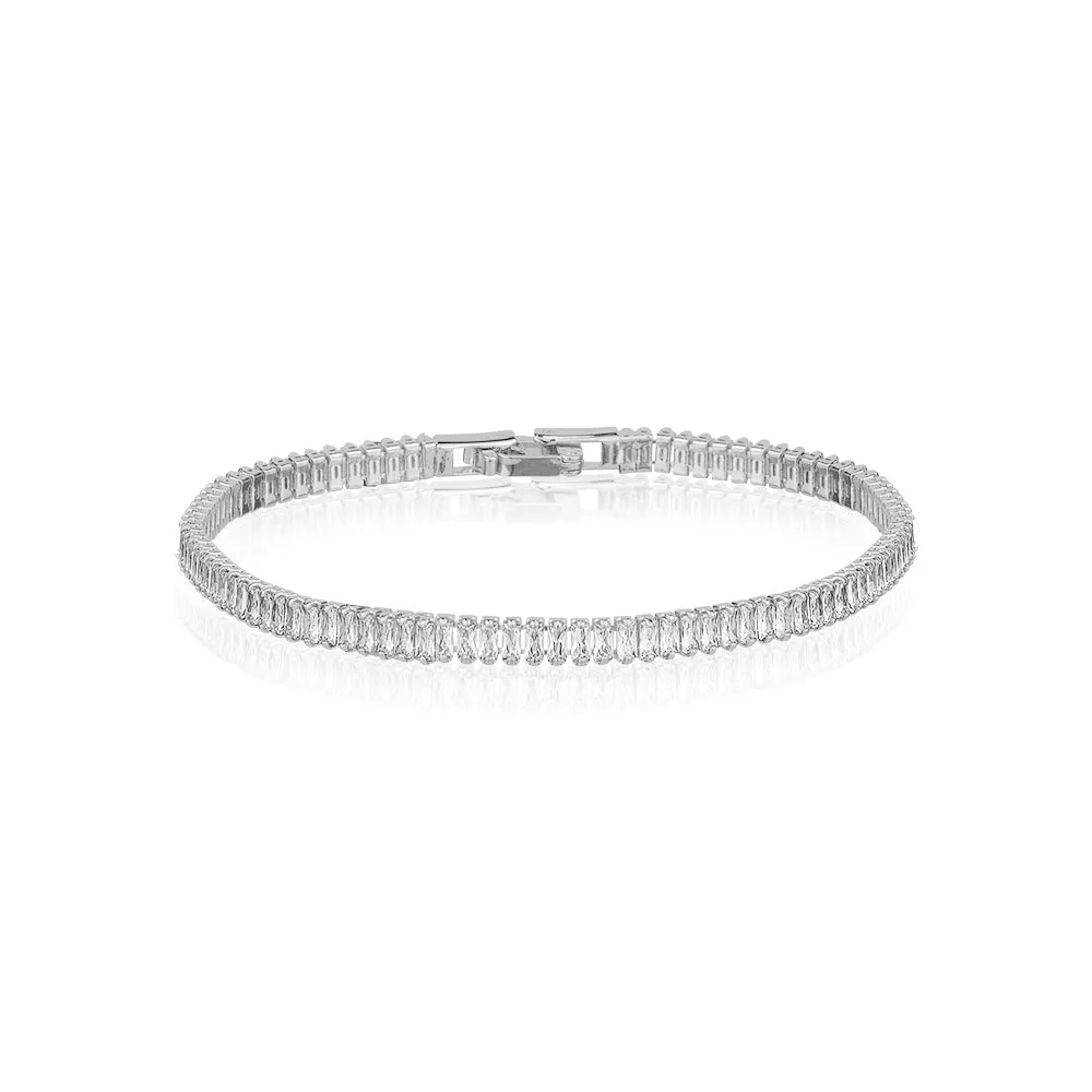 BAGUETTE TENNIS ANKLET