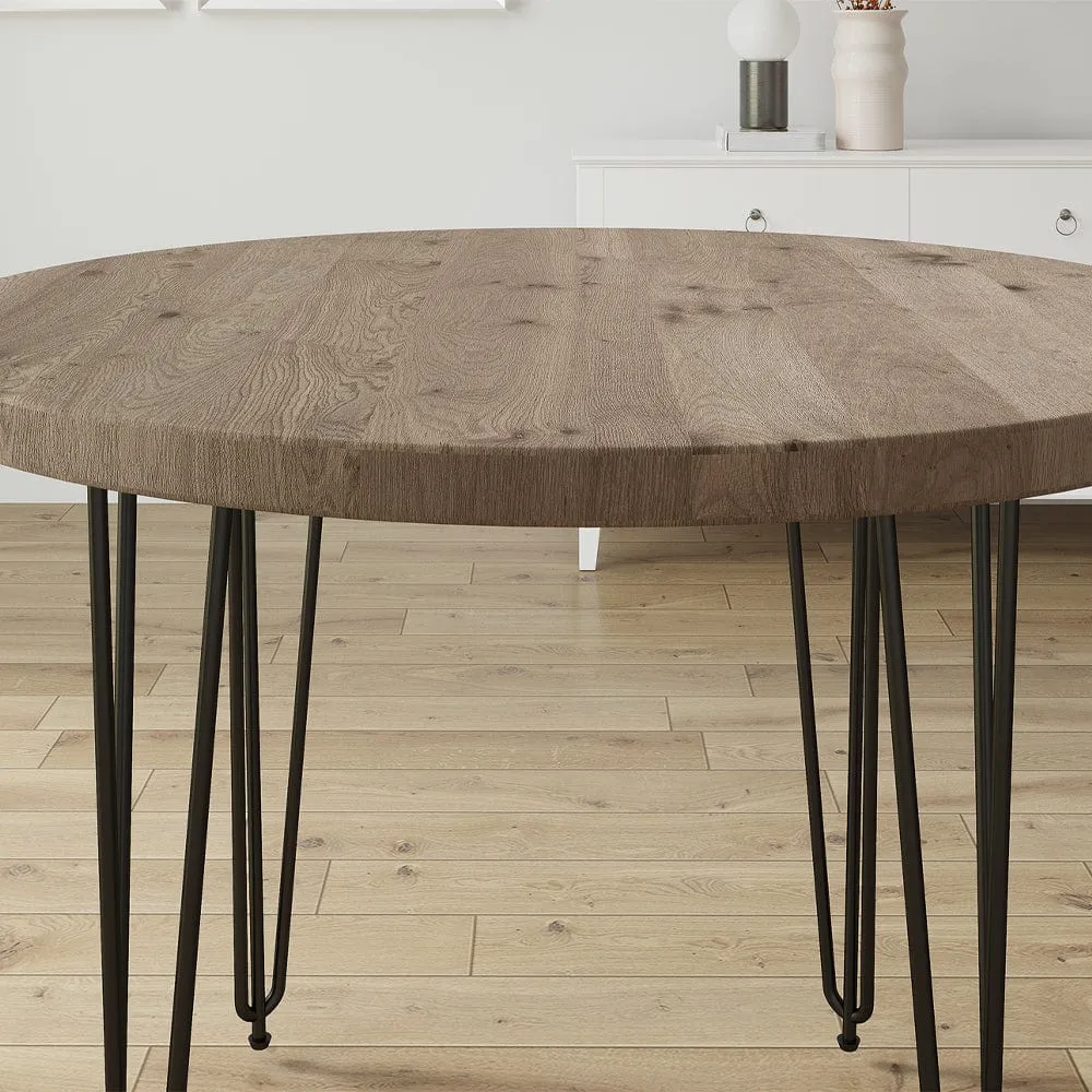 Belluno 4 Seater 120cm Round Dining Table  And Chairs Set