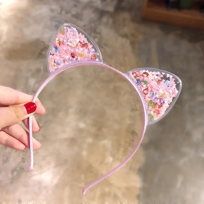 Children's Headband Korean Quicksand Crown Headband Hairpin Hair Accessories