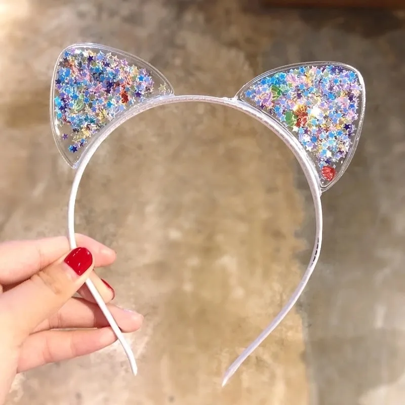 Children's Headband Korean Quicksand Crown Headband Hairpin Hair Accessories