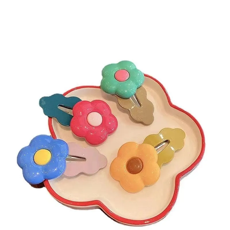 Knock Sweet Cloud Hairpin Children's Cute Hairpin Korean Style Flower Hairpin Side Clip Back Head Hairpin Bangs Clip