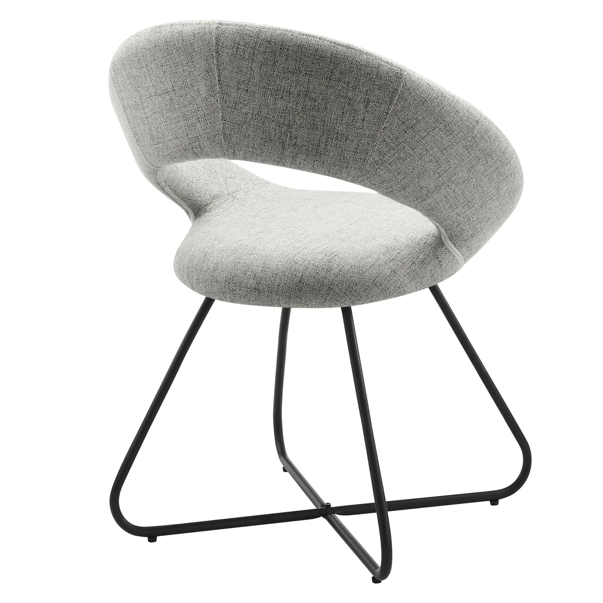 Nouvelle Upholstered Fabric Dining Chair Set of 2 by Modway