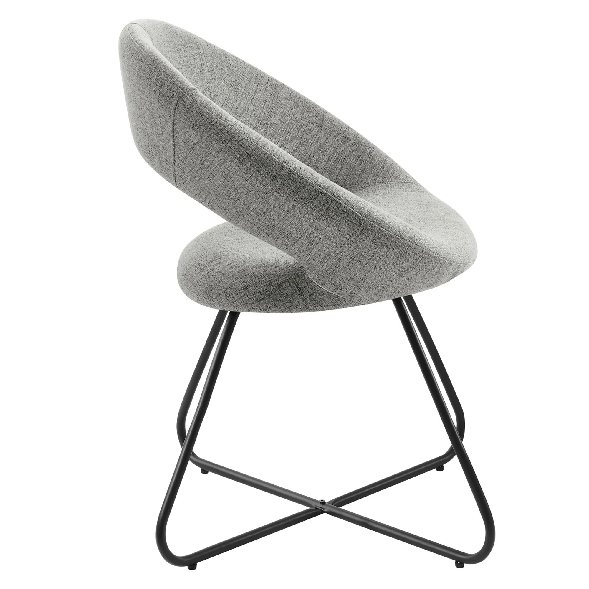Nouvelle Upholstered Fabric Dining Chair Set of 2 by Modway