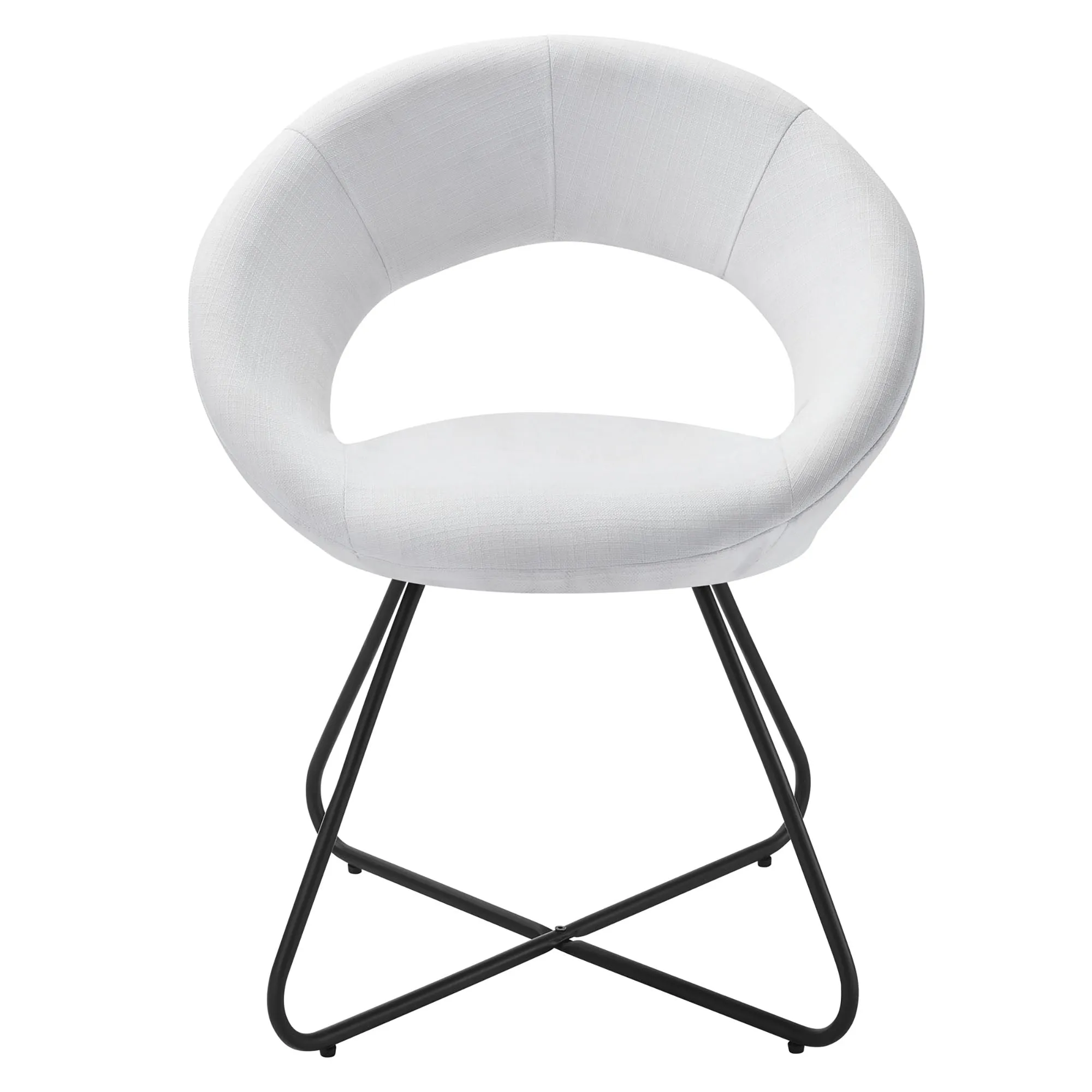Nouvelle Upholstered Fabric Dining Chair Set of 2 by Modway