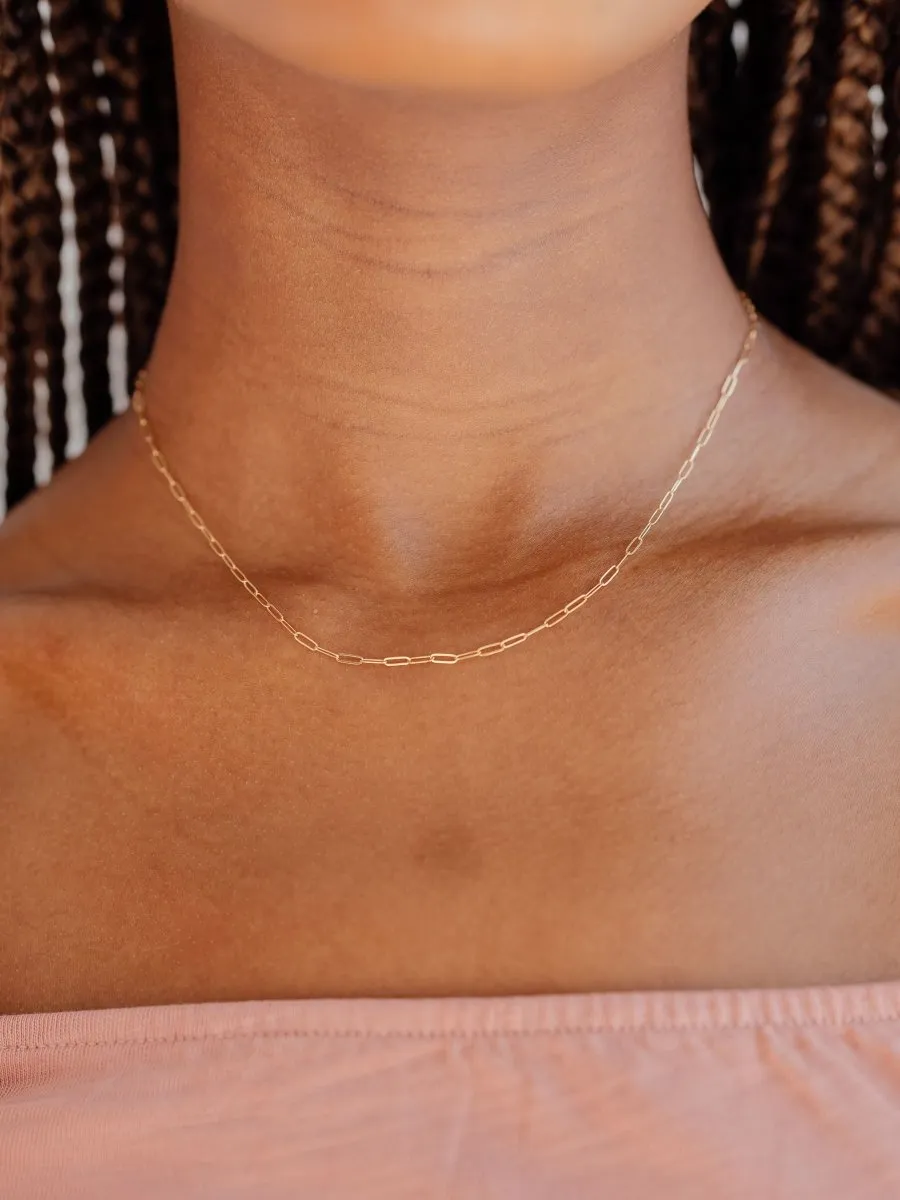 Paperclip 'XS' Chain Necklace