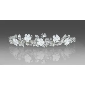 Porcelain Flower Tiara