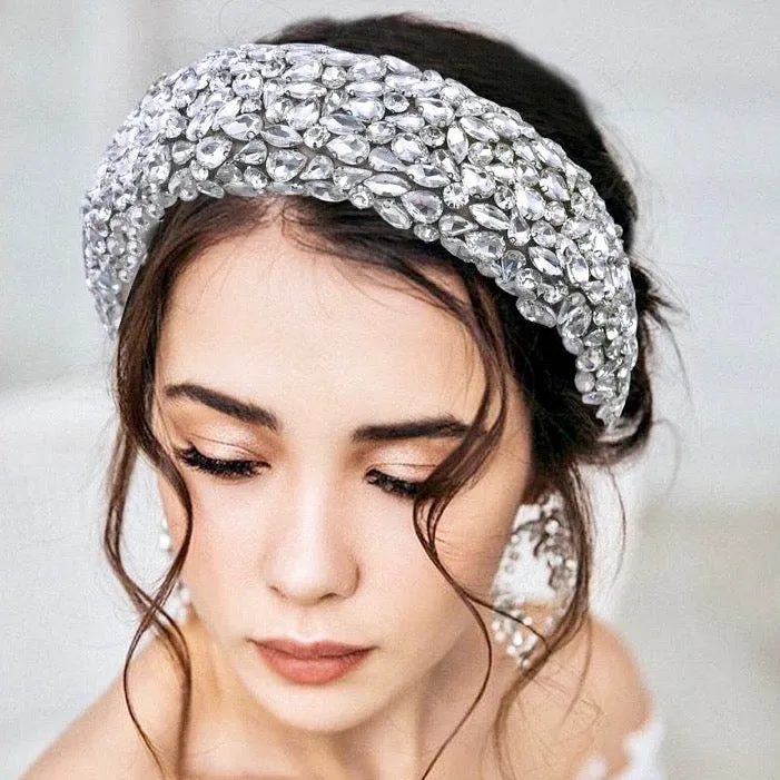 "Brandalyn" - Royal Austrian Crystal Bridal Headband / Tiara