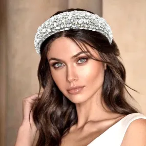 "Brandalyn" - Royal Austrian Crystal Bridal Headband / Tiara