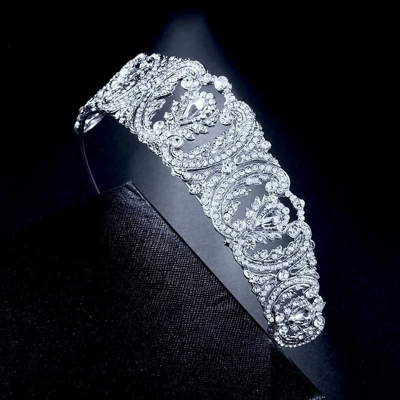 "Brigitte" - Wedding Crystal Tiara