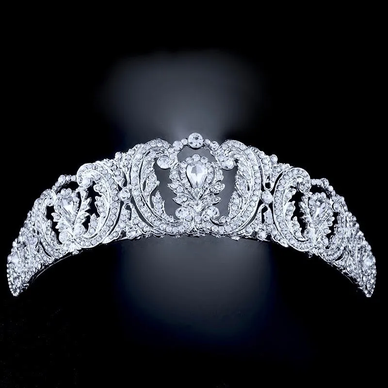 "Brigitte" - Wedding Crystal Tiara