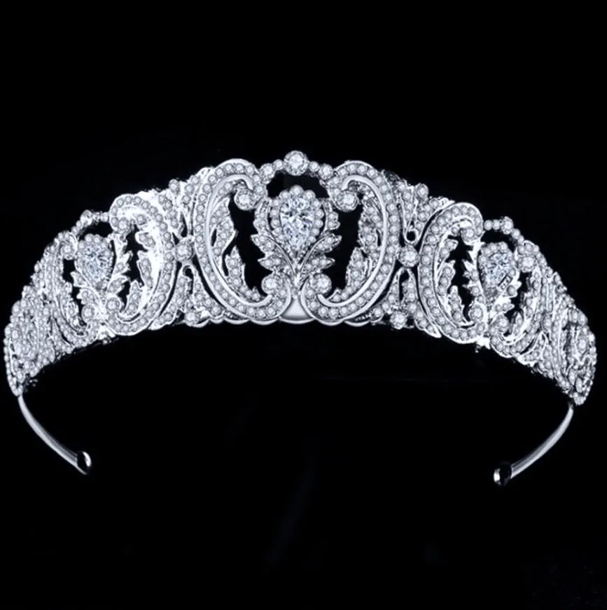 "Brigitte" - Wedding Crystal Tiara
