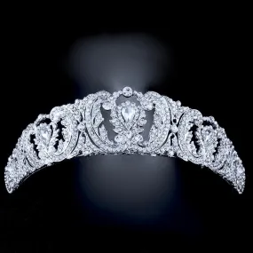 "Brigitte" - Wedding Crystal Tiara