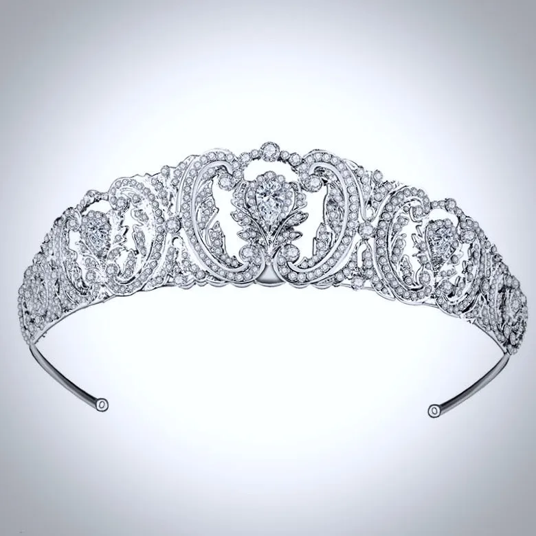 "Brigitte" - Wedding Crystal Tiara