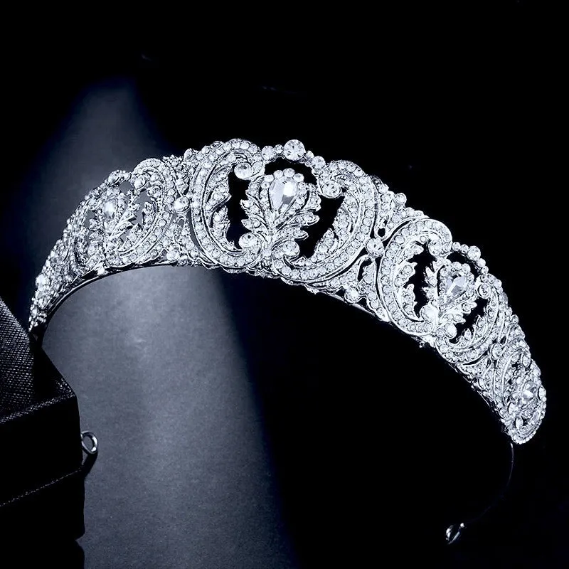 "Brigitte" - Wedding Crystal Tiara