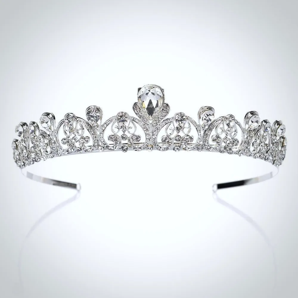 "Hadley" - Rhinestone Wedding Tiara