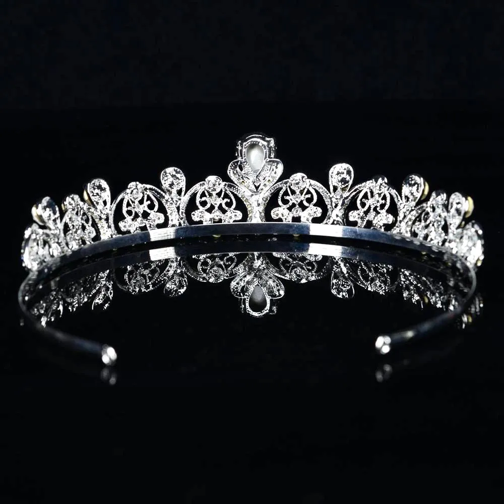 "Hadley" - Rhinestone Wedding Tiara