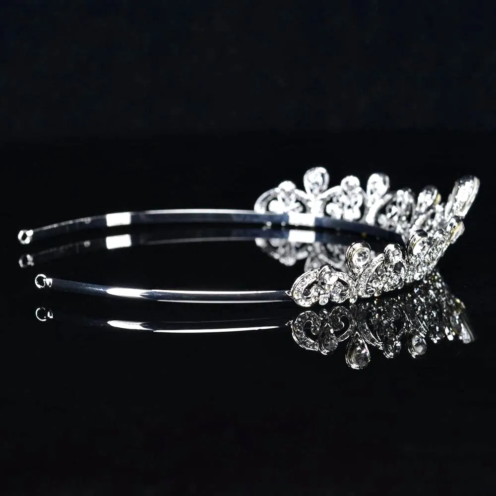 "Hadley" - Rhinestone Wedding Tiara