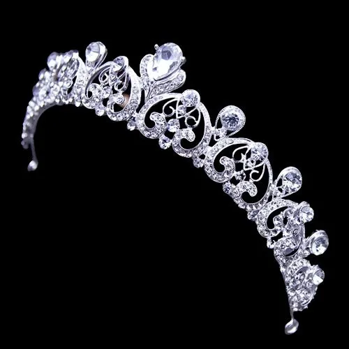 "Hadley" - Rhinestone Wedding Tiara