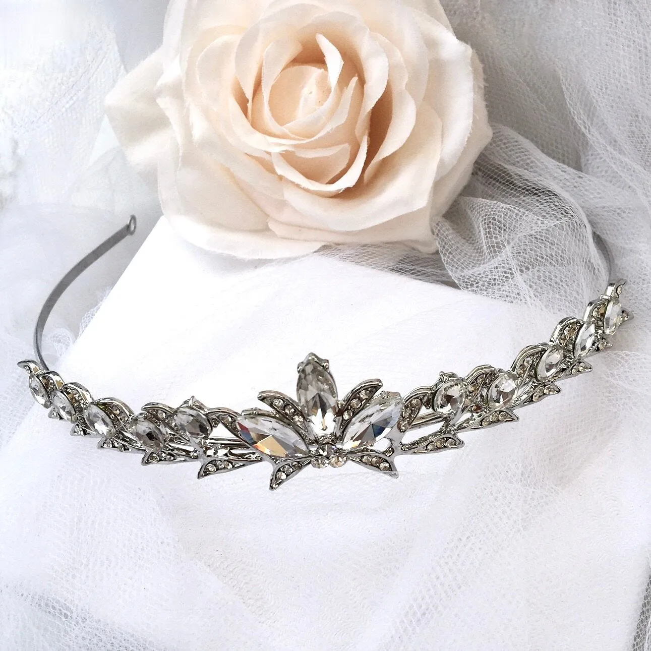 "Lexi" - Wedding Crystal Tiara