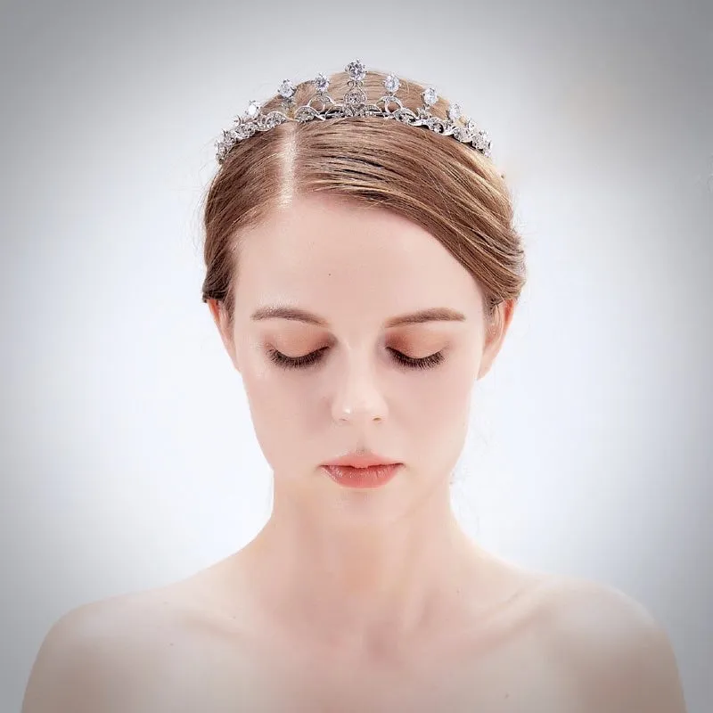"Pauline" - Wedding Cubic Zirconia Tiara