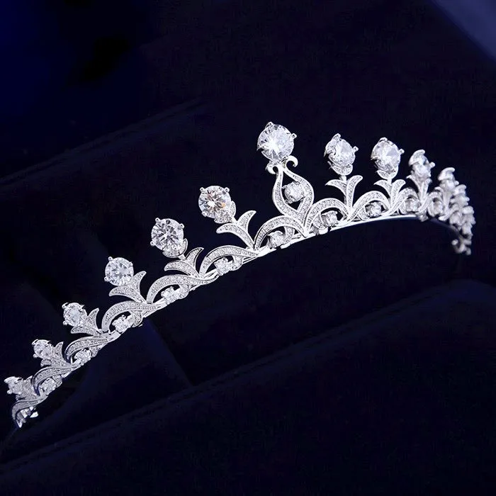 "Pauline" - Wedding Cubic Zirconia Tiara