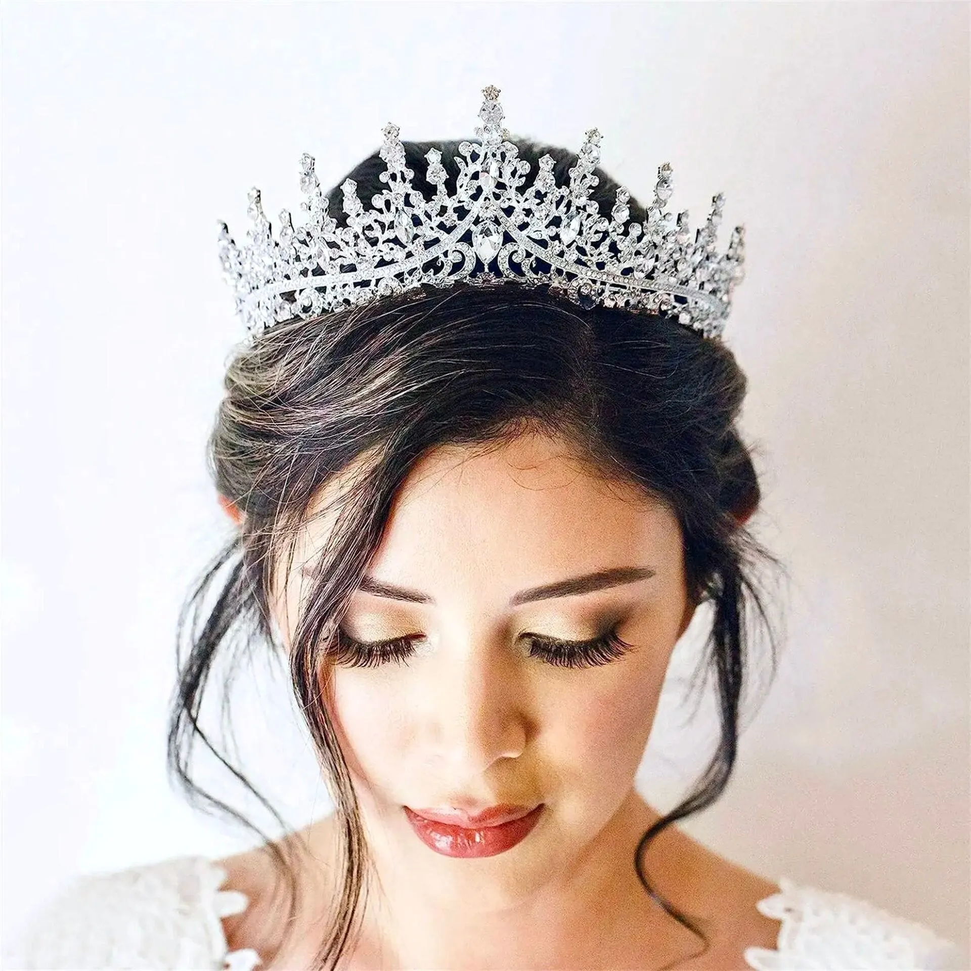"Rosamund" - Baroque Bridal Tiara - More Colors