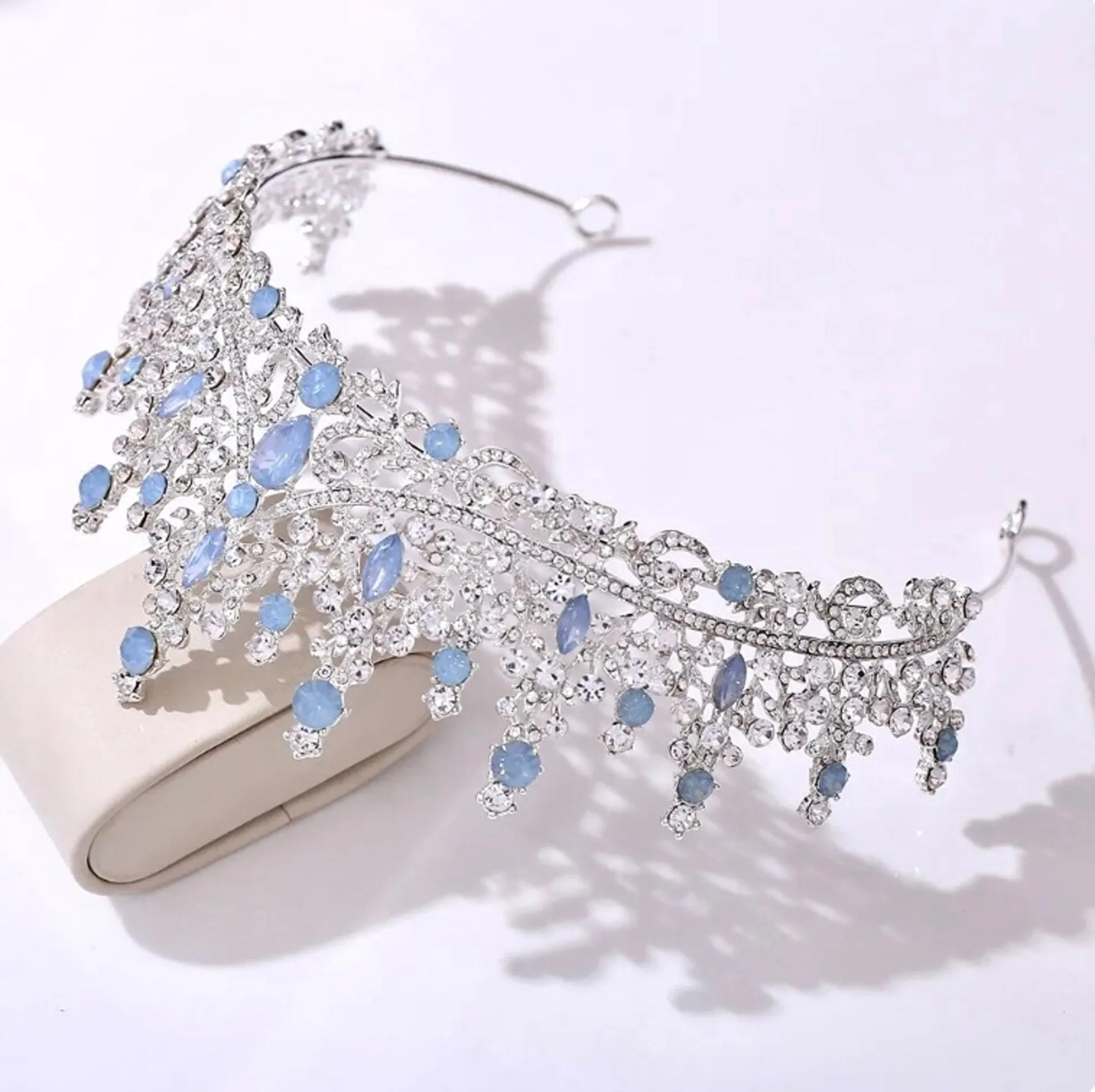 "Rosamund" - Baroque Bridal Tiara - More Colors