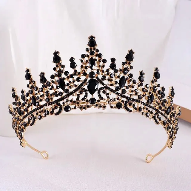 "Rosamund" - Baroque Bridal Tiara - More Colors