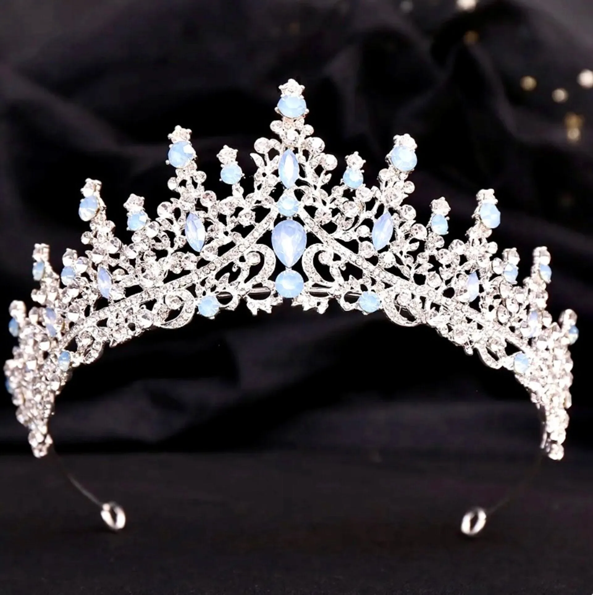 "Rosamund" - Baroque Bridal Tiara - More Colors