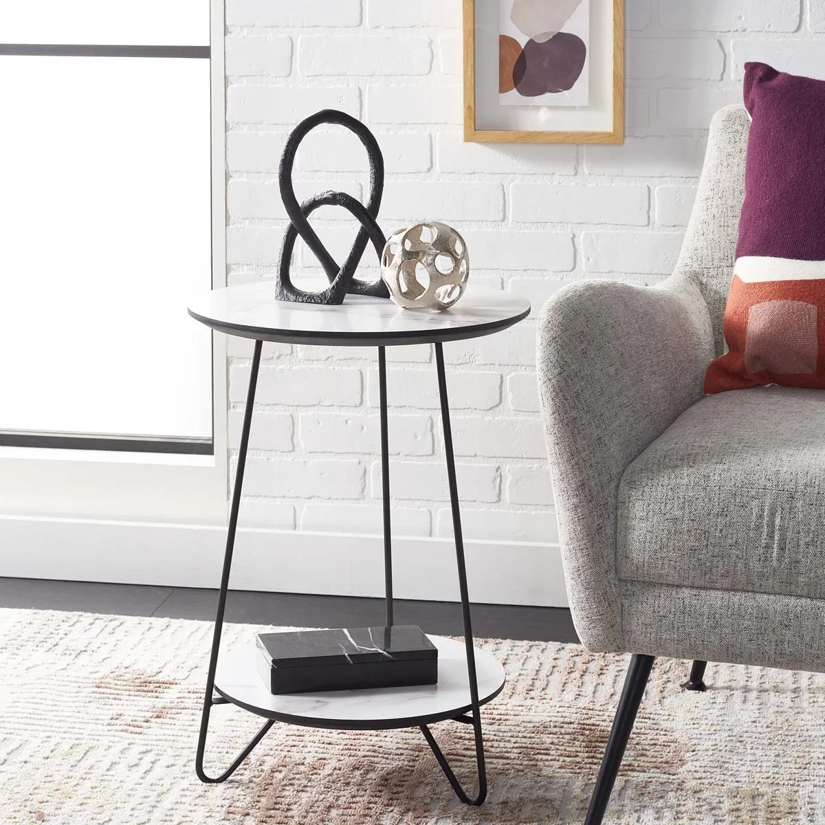 Safavieh Avani Round Side Table , ACC4209