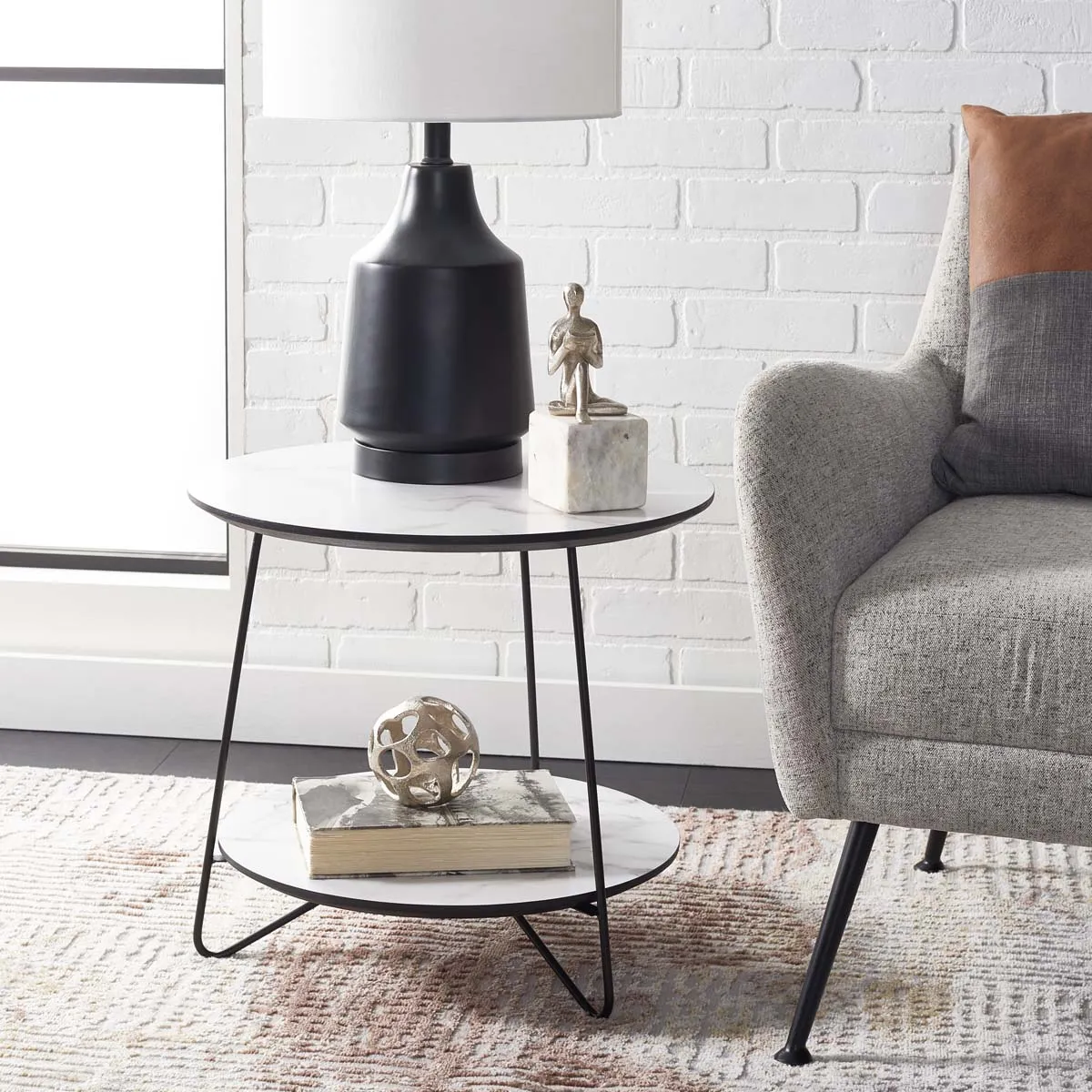 Safavieh Avani Round Side Table , ACC4209