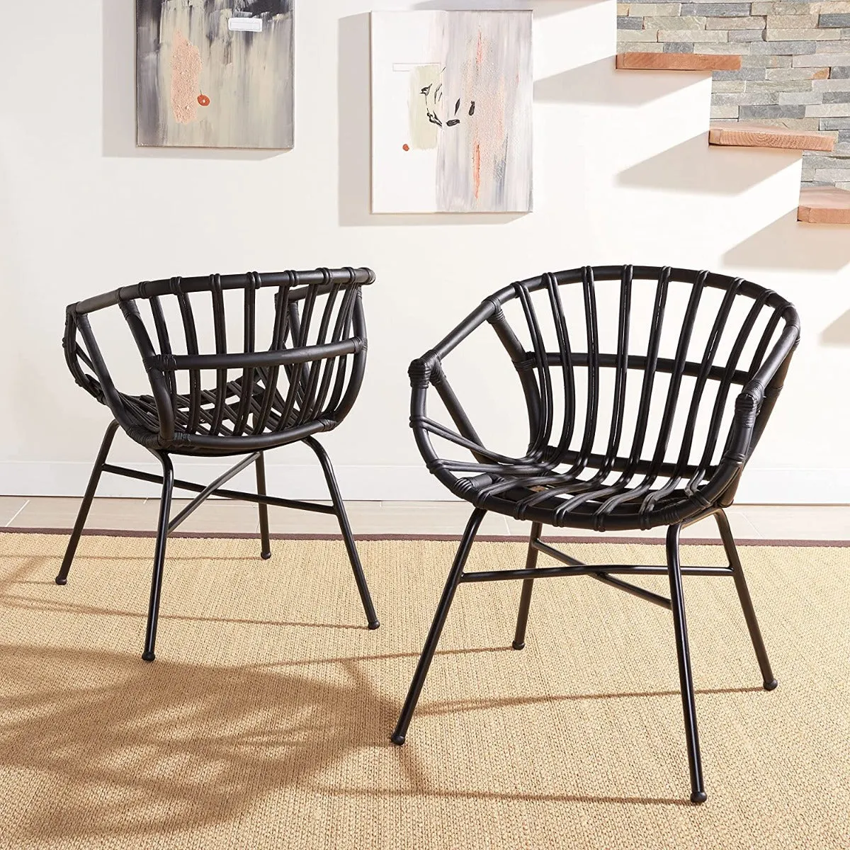 Safavieh Avril Rattan Dining Chair, DCH9905