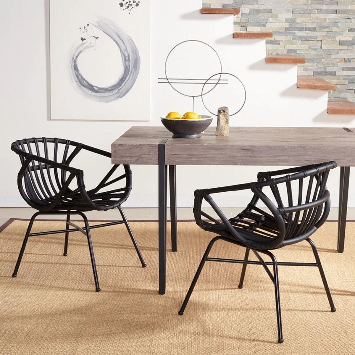 Safavieh Avril Rattan Dining Chair, DCH9905