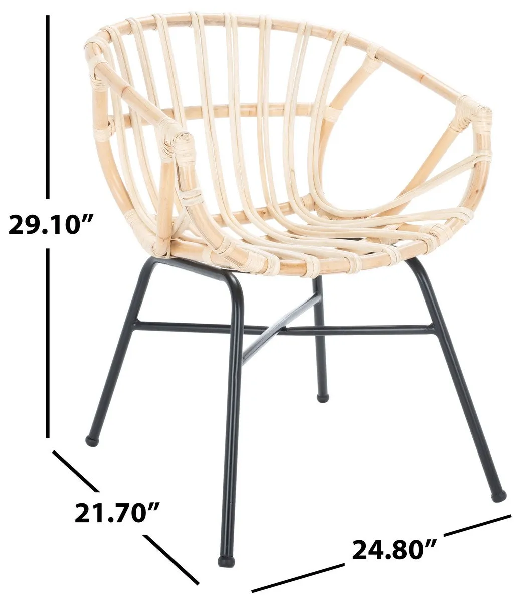 Safavieh Avril Rattan Dining Chair, DCH9905
