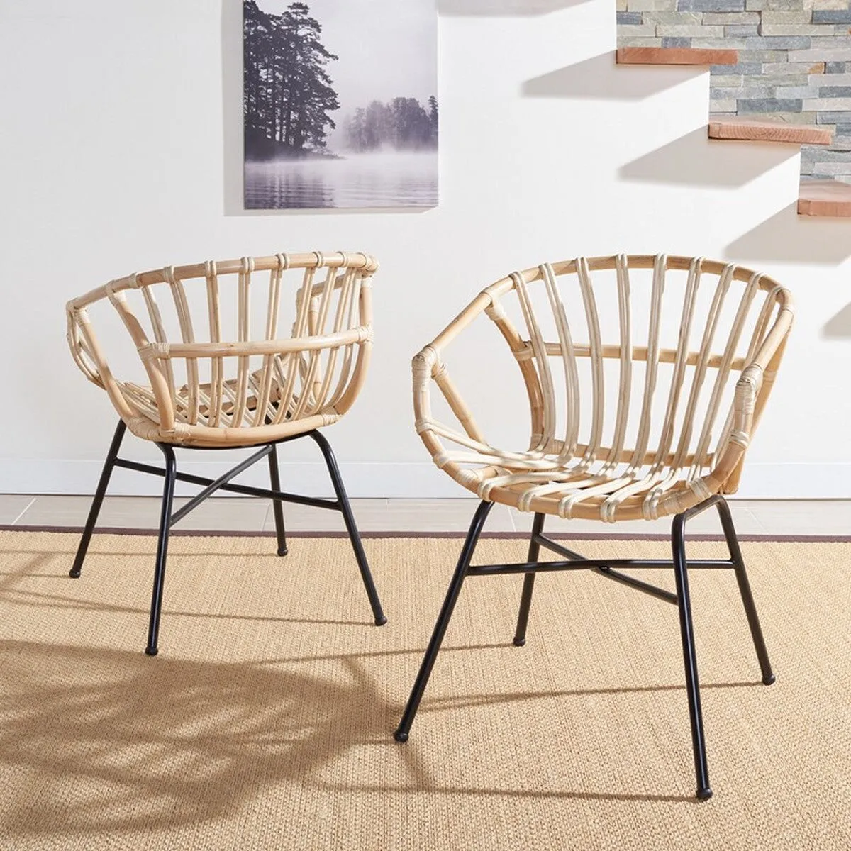 Safavieh Avril Rattan Dining Chair, DCH9905