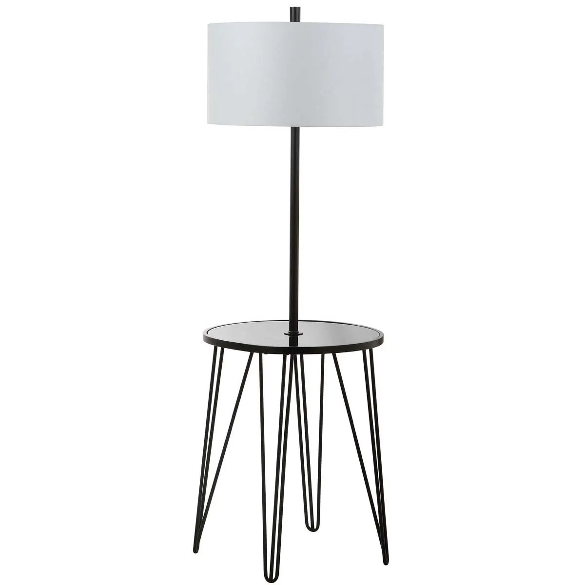 Safavieh Ciro 58 Inch H Floor Lamp Side Table, FLL4010