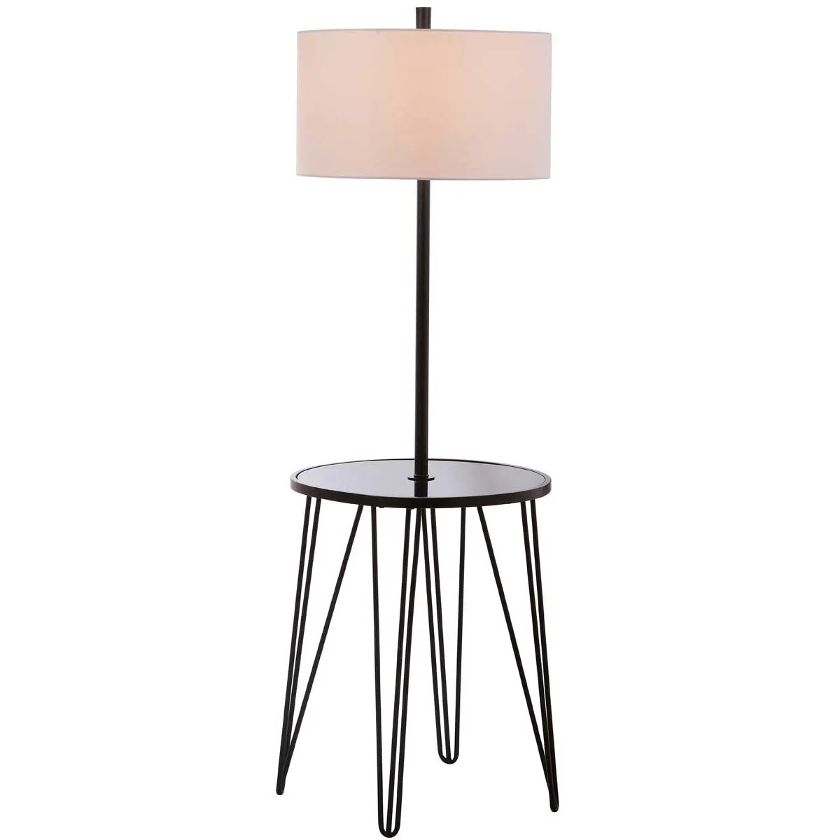 Safavieh Ciro 58 Inch H Floor Lamp Side Table, FLL4010