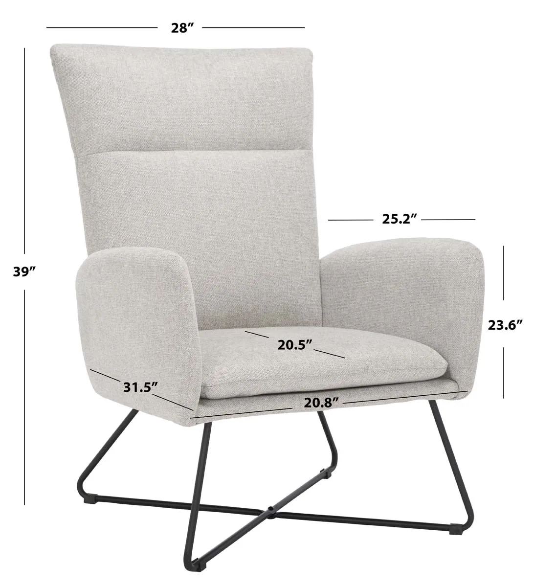 Safavieh Coleman Arm Chair , ACH5106