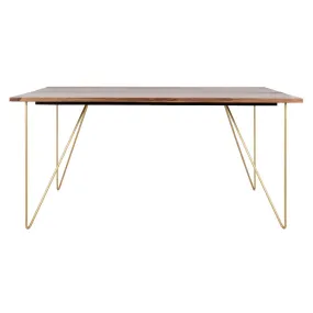 Safavieh Couture Captain Hairpin Legs Wood Dining Table, SFV5700