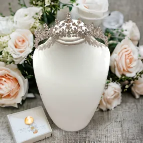 Stone Tiara with Veil