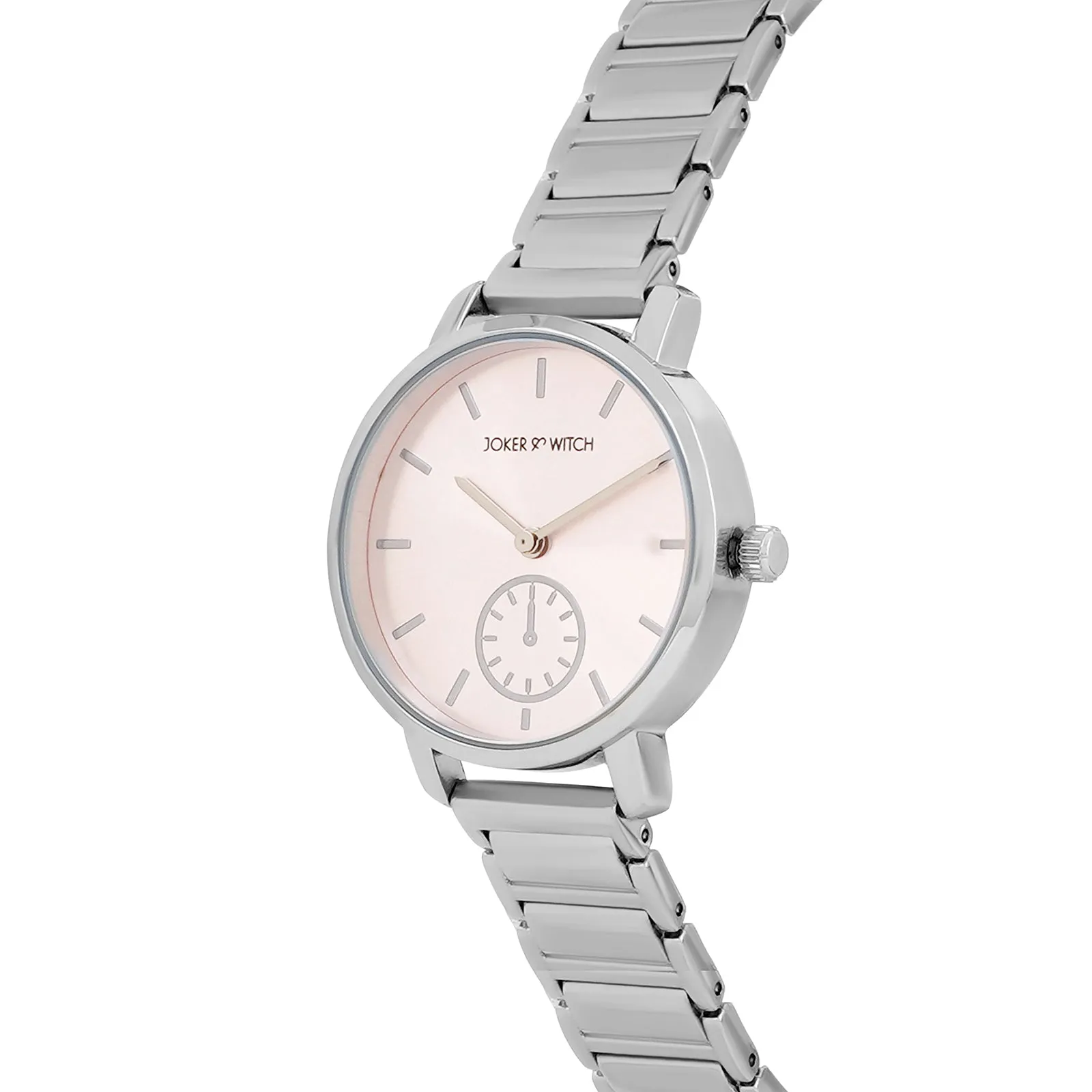 Taila Silver Metallic Strap Watch