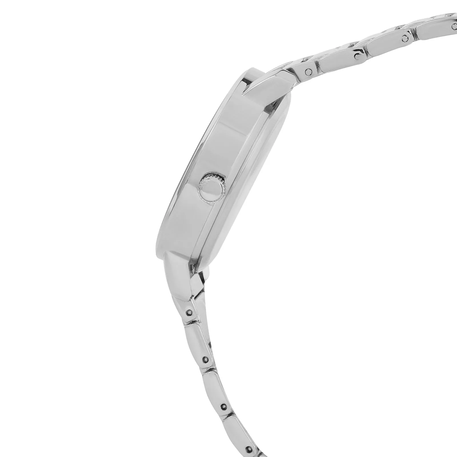 Taila Silver Metallic Strap Watch